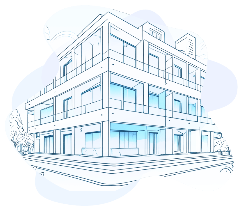 Apartment building sketch